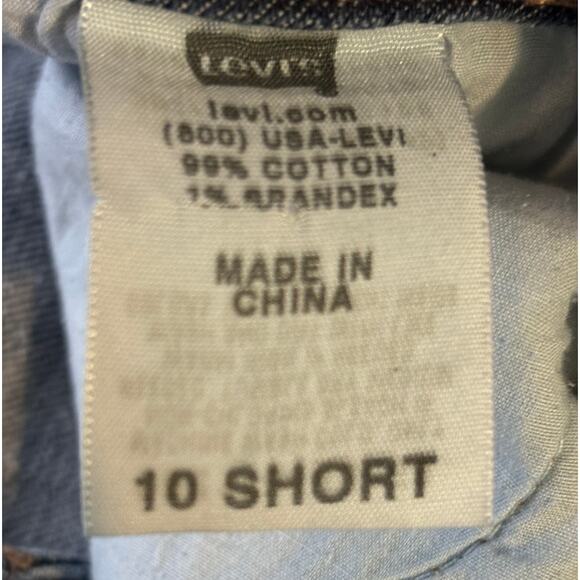 Levis 515 Jeans Womens 10 Short Boot Cut Mid Rise Light Wash Denim Stretch 33x28 - Picture 5 of 10